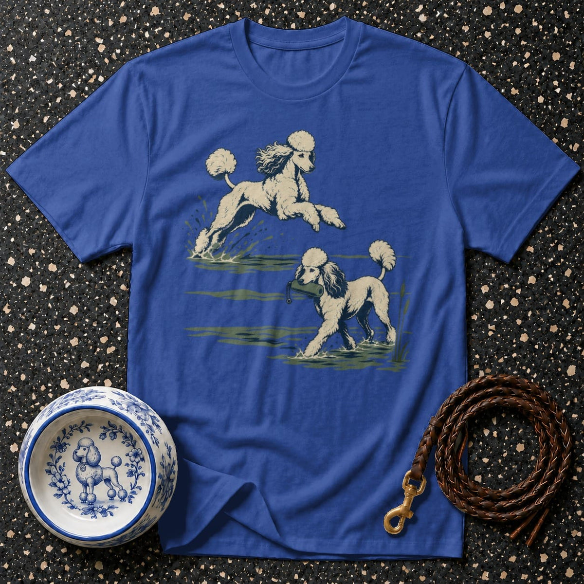 T-shirt Vintage Hunting Poodle T-Shirt Poodle T-Shirt | Dog Lover Gift