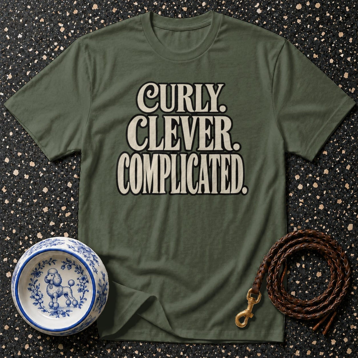 T-shirt Curly Clever Complicated T-Shirt Curly Clever Complicated T-Shirt | Poodle Lover Gift