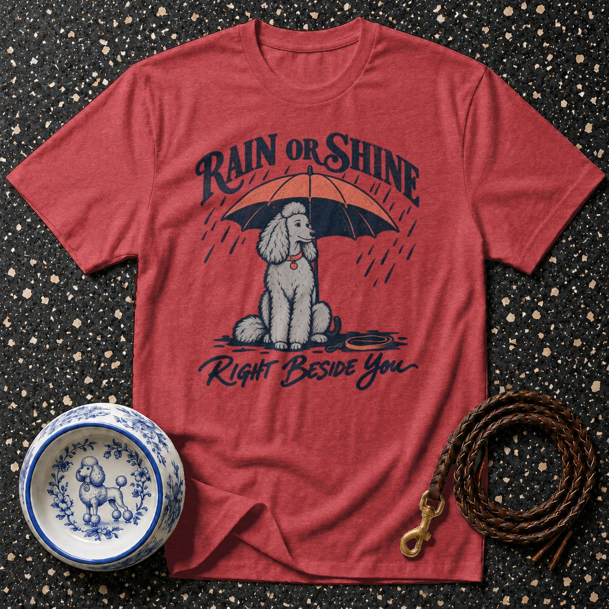 Rain Or Shine Poodle T-Shirt