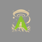 T-shirt Poodle Abduction Graphic T-Shirt Alien Abduction Poodle T-Shirt | Premium Dog Apparel