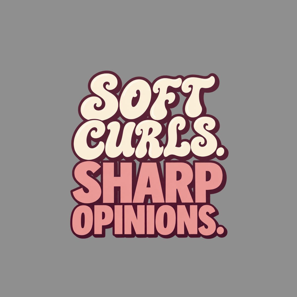 T-shirt Soft Curls Sharp Opinions Retro T-Shirt Soft Curls Sharp Opinions T-Shirt | Poodle Lover Gift