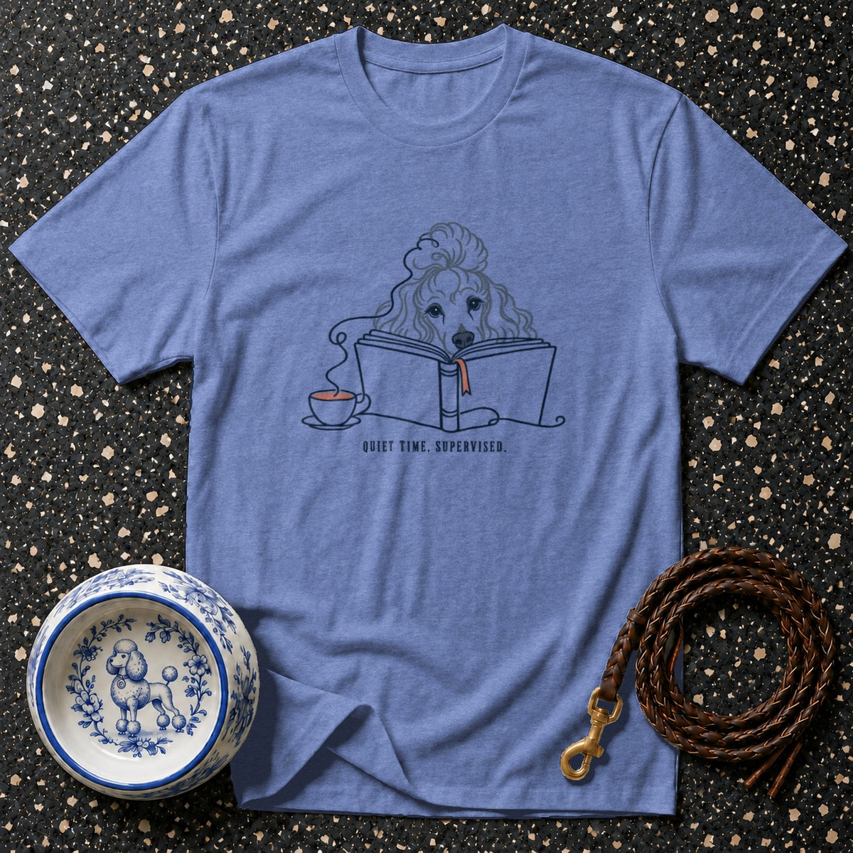 Supervised Quiet Time Poodle T-Shirt