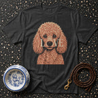 T-shirt Poodle Love Graphic T-Shirt Poodle "LOVE" T-Shirt | Premium Dog Apparel