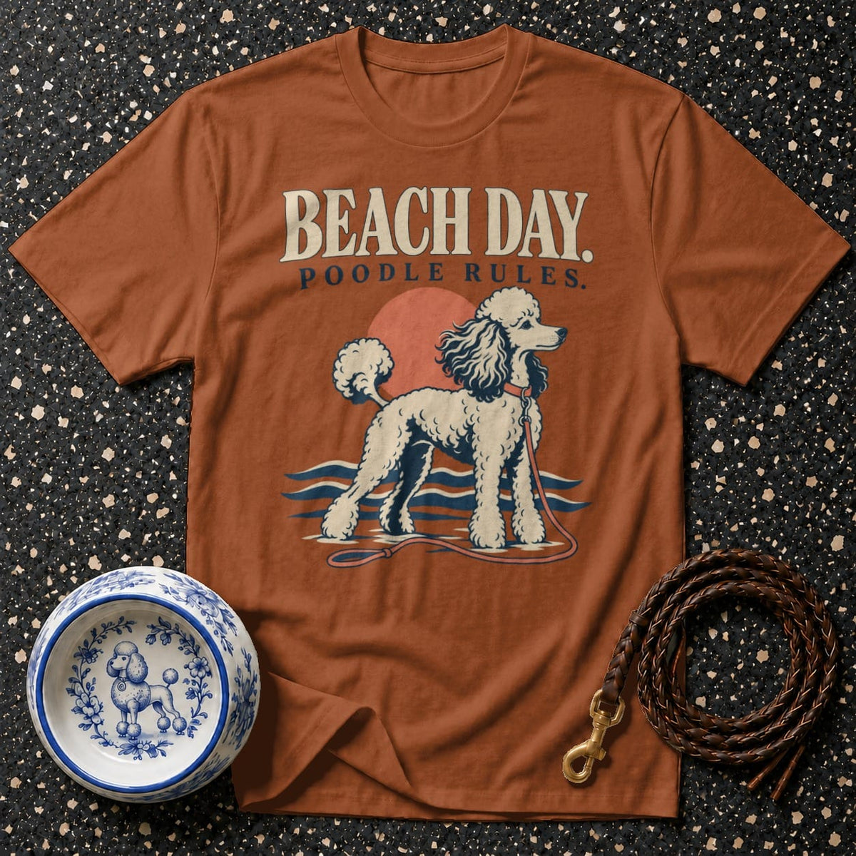 T-shirt Beach Day Poodle Rules T-Shirt Beach Day Poodle Rules T-Shirt | Premium Dog Apparel