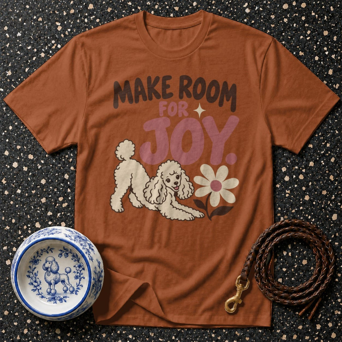 T-shirt Make Room For Joy Poodle T-Shirt Make Room For Joy Poodle T-Shirt | Premium Dog Apparel