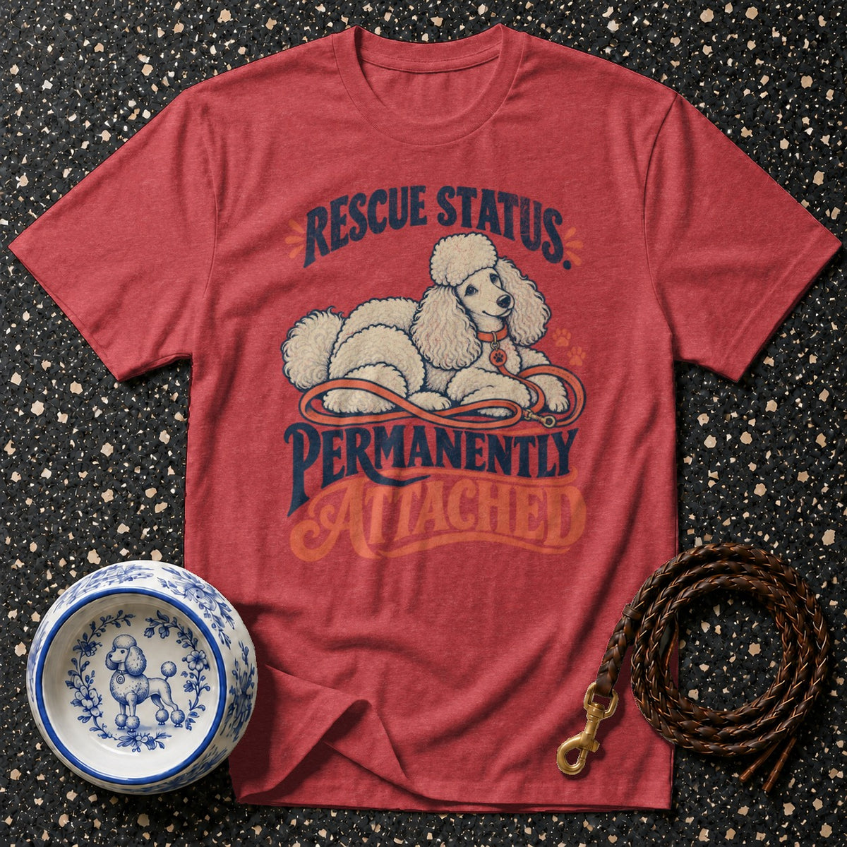 Permanently Attached Poodle T-Shirt