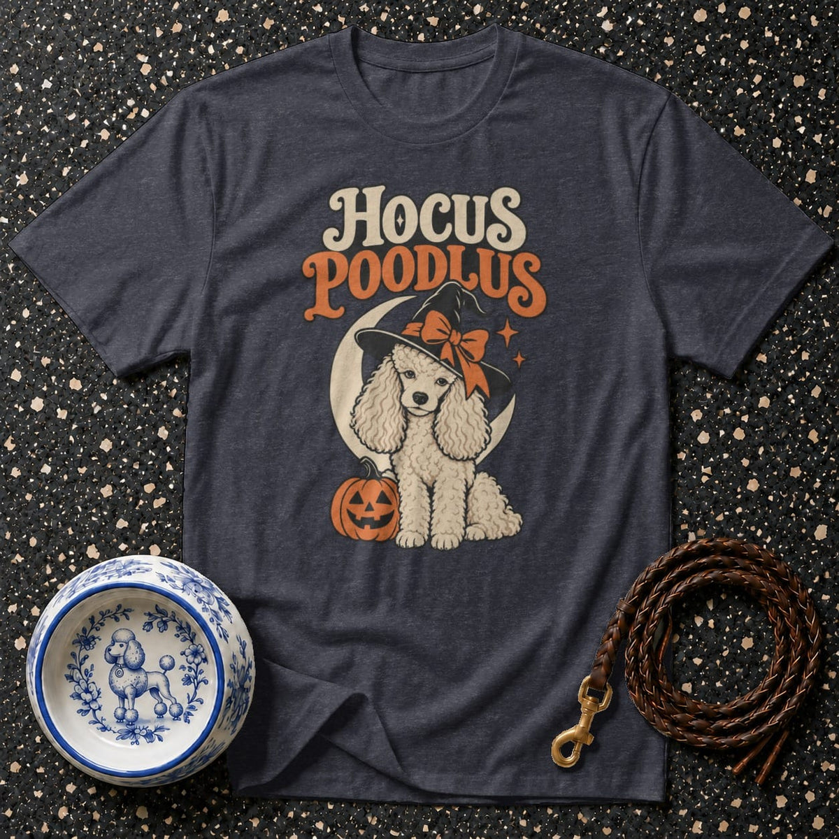 T-shirt Hocus Poodlus Halloween T-Shirt Hocus Poodlus Halloween T-Shirt | Poodle Witch Shirt