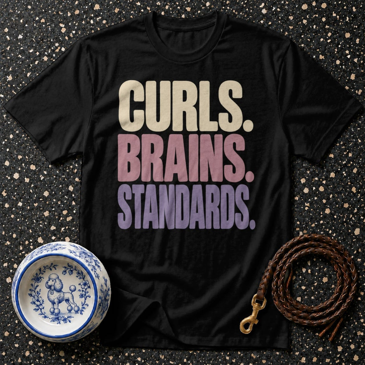 T-shirt Curls Brains Standards T-Shirt Curls Brains Standards T-Shirt | Premium Apparel