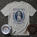 Silver Curls Poodle Portrait T-Shirt Silver Curls Poodle T-Shirt | Aged to Perfection