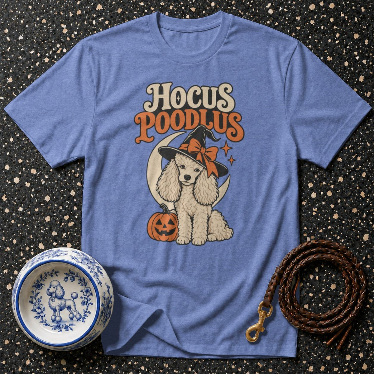 T-shirt Hocus Poodlus Halloween T-Shirt Hocus Poodlus Halloween T-Shirt | Poodle Witch Shirt