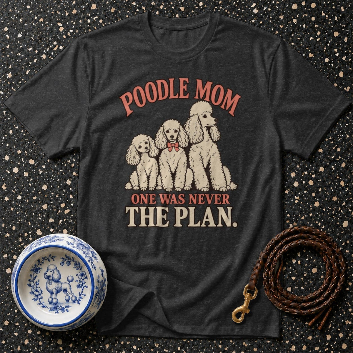 T-shirt Poodle Mom Retro T-Shirt Poodle Mom T-Shirt | Cute Dog Lover Gift