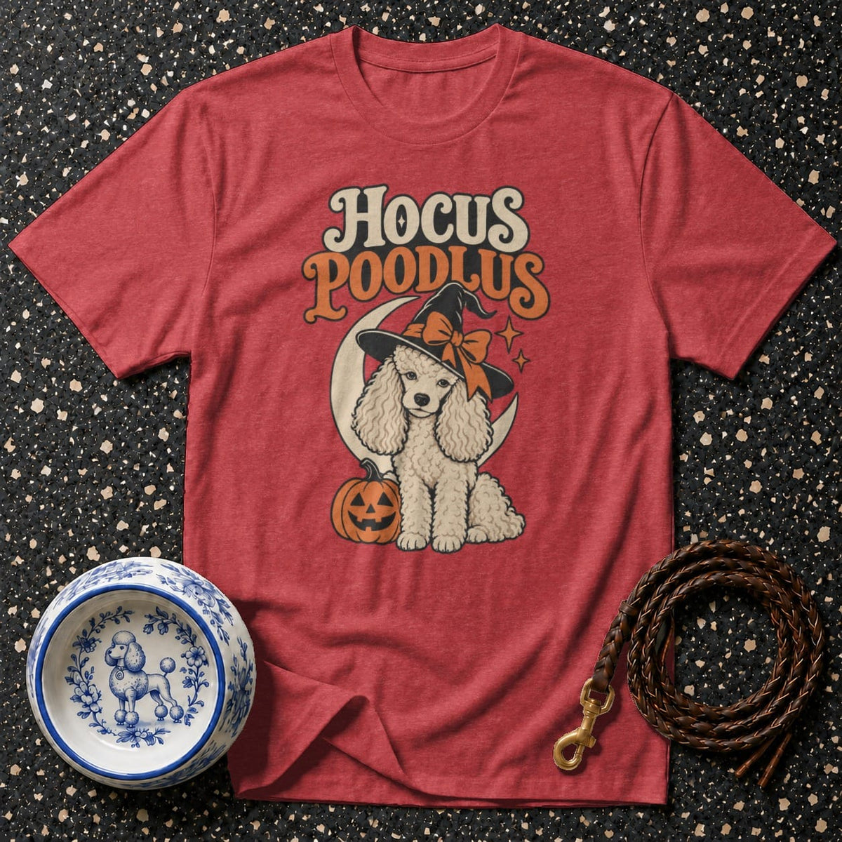 T-shirt Hocus Poodlus Halloween T-Shirt Hocus Poodlus Halloween T-Shirt | Poodle Witch Shirt