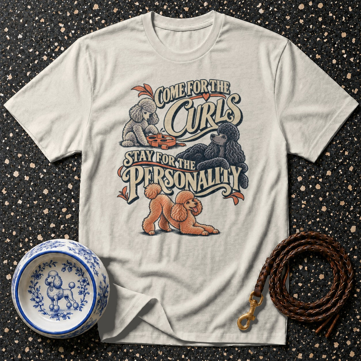 Poodle Curls & Personality T-Shirt