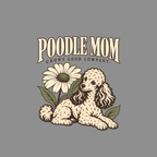 T-shirt Vintage Poodle Mom Floral T-Shirt Poodle Mom T-Shirt | Dog Lover Apparel