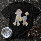 T-shirt Floral Patchwork Poodle T-Shirt Poodle Patchwork T-Shirt | Unique Dog Lover Apparel