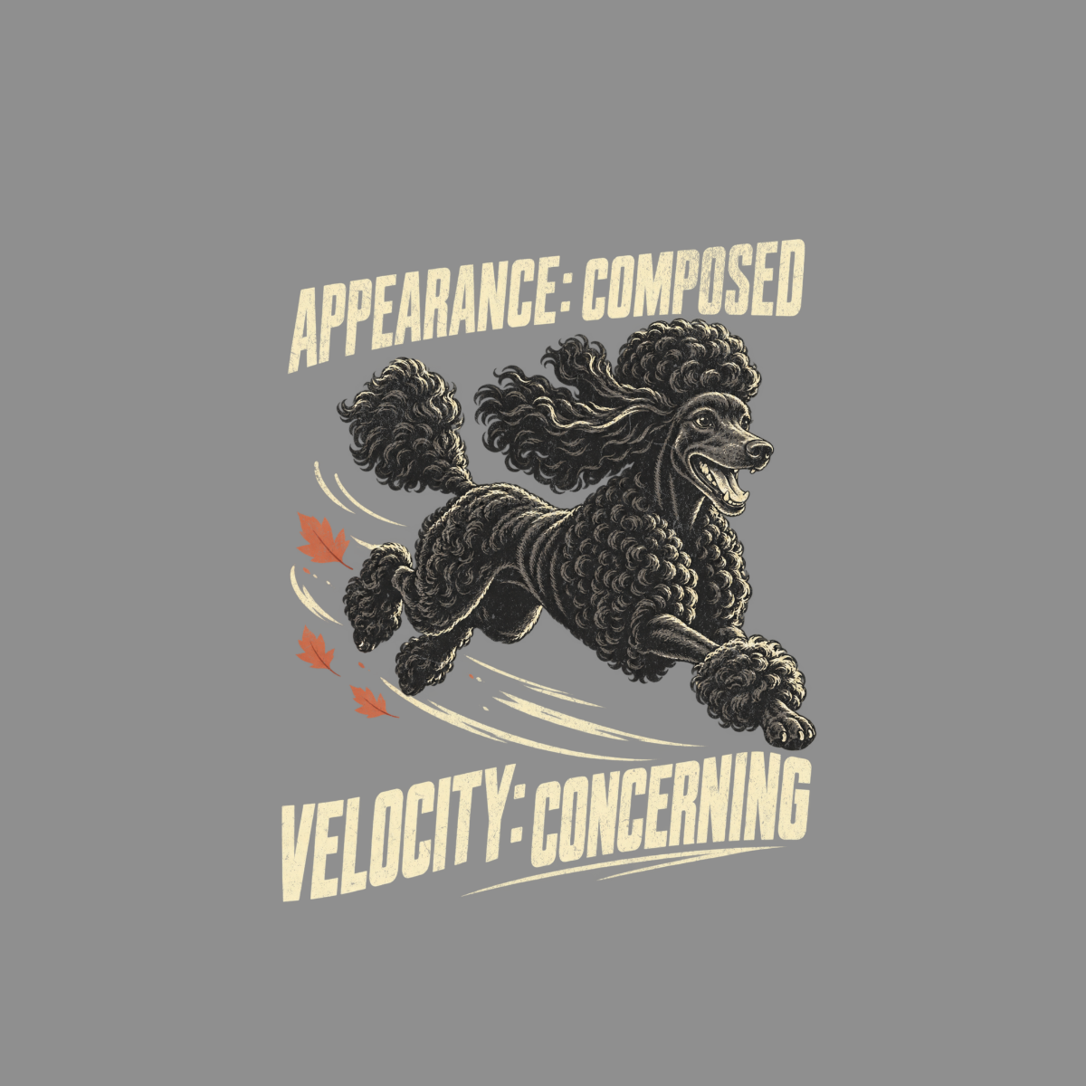 Composed Velocity Poodle T-Shirt