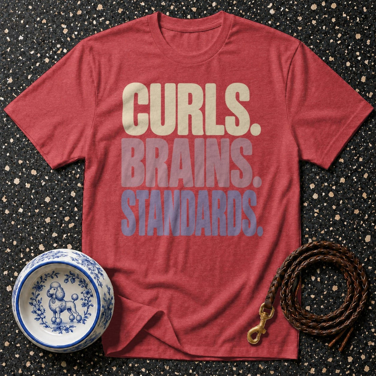 T-shirt Curls Brains Standards T-Shirt Curls Brains Standards T-Shirt | Premium Apparel