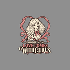 T-shirt Vintage Poodle Mom T-Shirt Poodle Mom T-Shirt | Love Comes With Curls