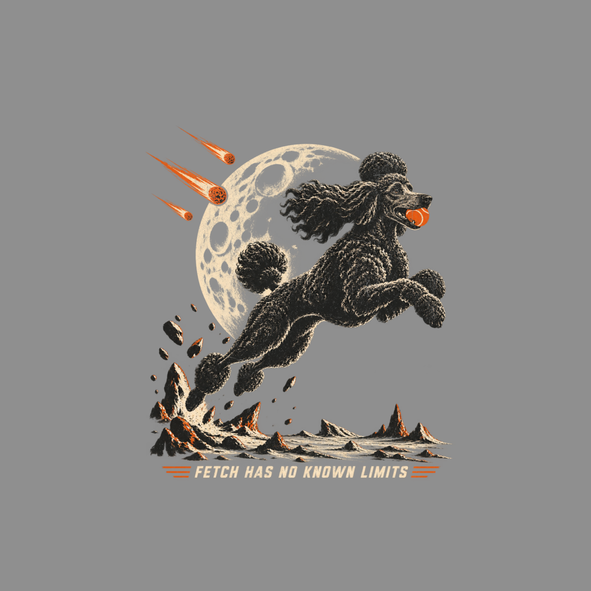 Cosmic Poodle Fetch T-Shirt