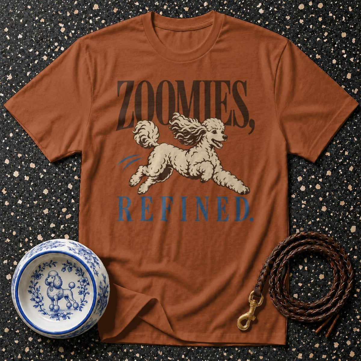 T-shirt Poodle Zoomies Refined T-Shirt Bella Canvas 3001 Color Chart | Snark & Curls