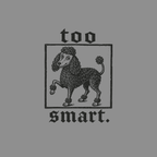 T-shirt Poodle Intellect Graphic T-Shirt Poodle T-Shirt | Too Smart Apparel