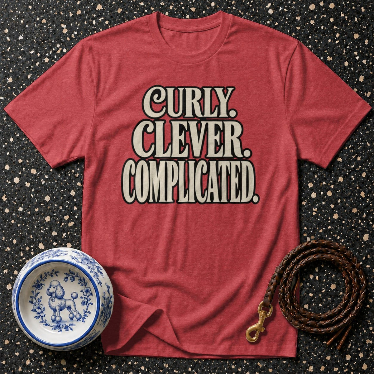 T-shirt Curly Clever Complicated T-Shirt Curly Clever Complicated T-Shirt | Poodle Lover Gift