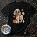 T-shirt Autumn Chic Poodle T-Shirt Poodle Pumpkin Spice T-Shirt | Premium Dog Apparel