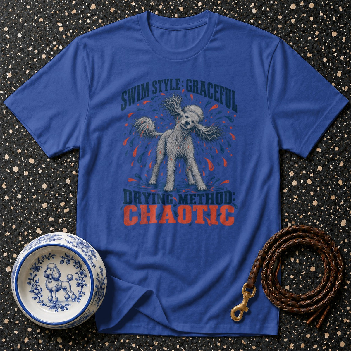 Graceful Chaotic Poodle T-Shirt