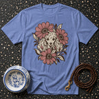 T-shirt Vintage Floral Poodle T-Shirt Poodle Floral Graphic T-Shirt | Premium Dog Apparel