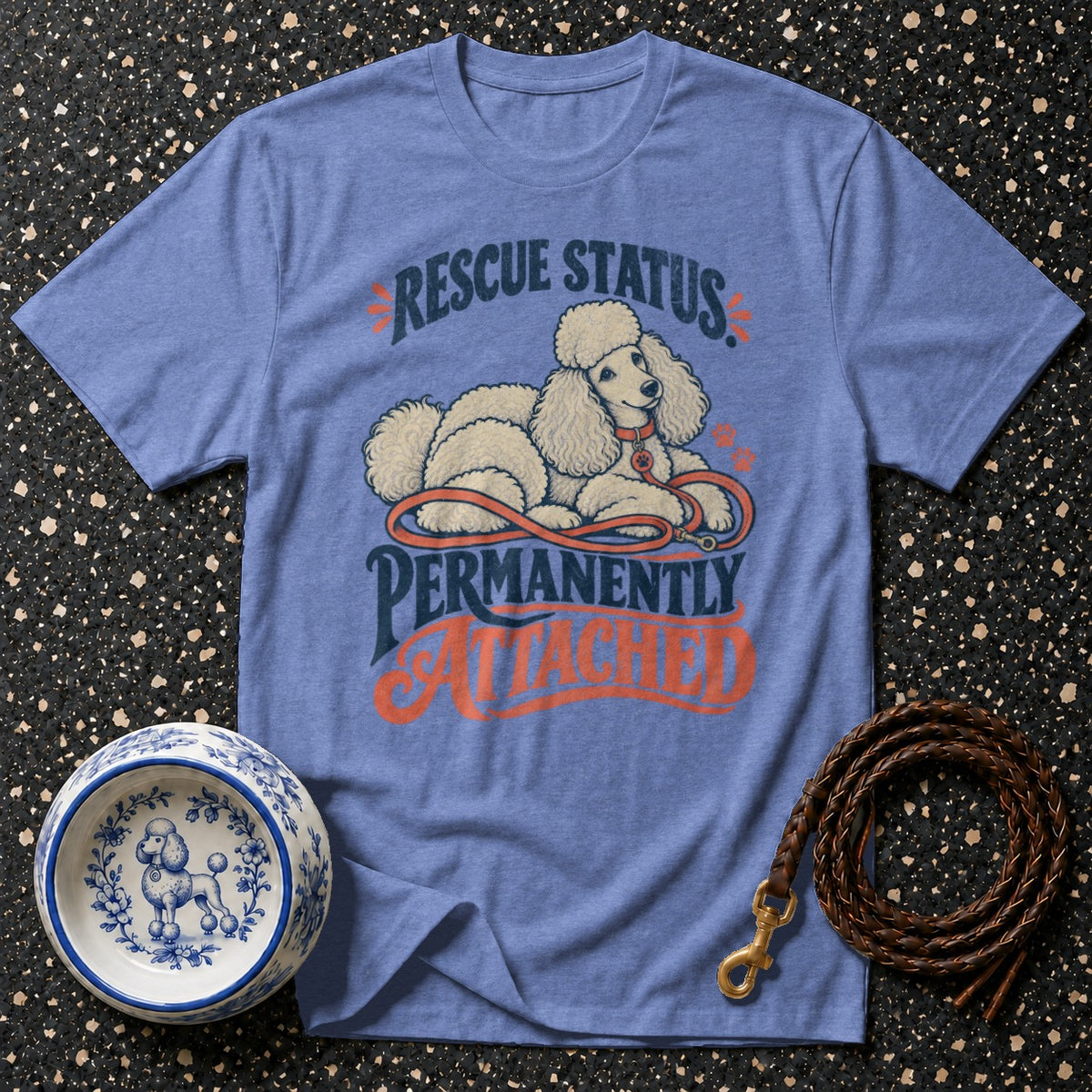 Permanently Attached Poodle T-Shirt