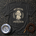 Elegant Unconvinced Poodle Statement T-Shirt Poodle T-Shirt | Not Confused Just Unconvinced