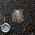 T-shirt Vintage Botanical Poodle T-Shirt Poodle Floral Art T-Shirt | Premium Pet Apparel