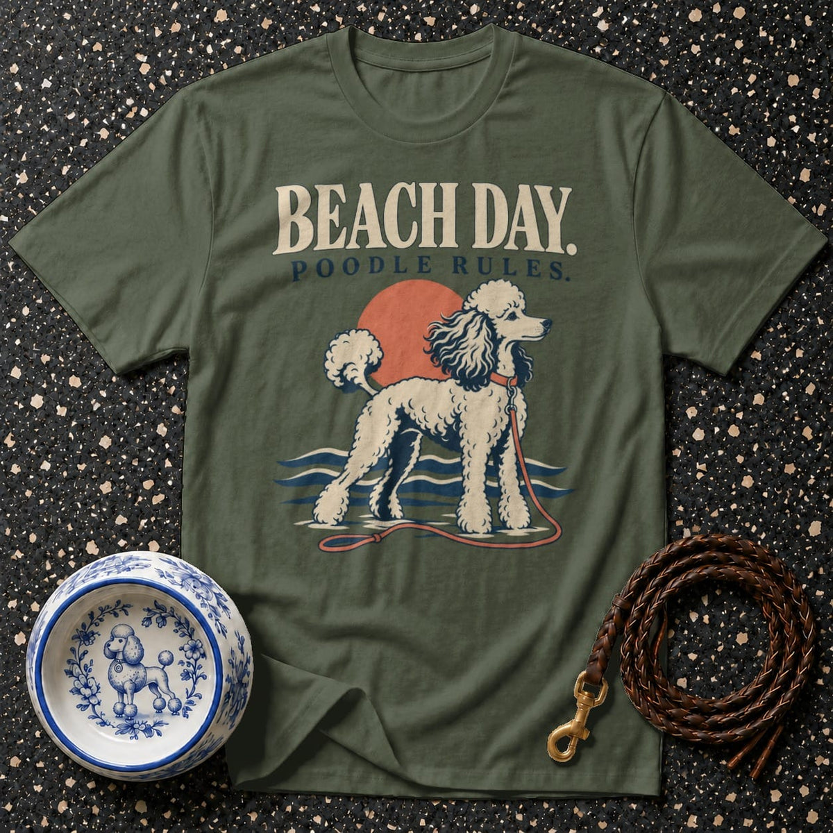 T-shirt Beach Day Poodle Rules T-Shirt Beach Day Poodle Rules T-Shirt | Premium Dog Apparel