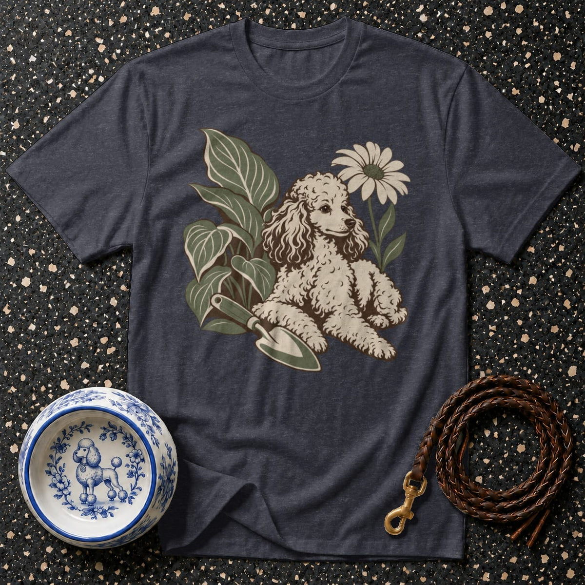 T-shirt Botanical Poodle Garden T-Shirt Poodle Garden T-Shirt | Premium Dog Apparel
