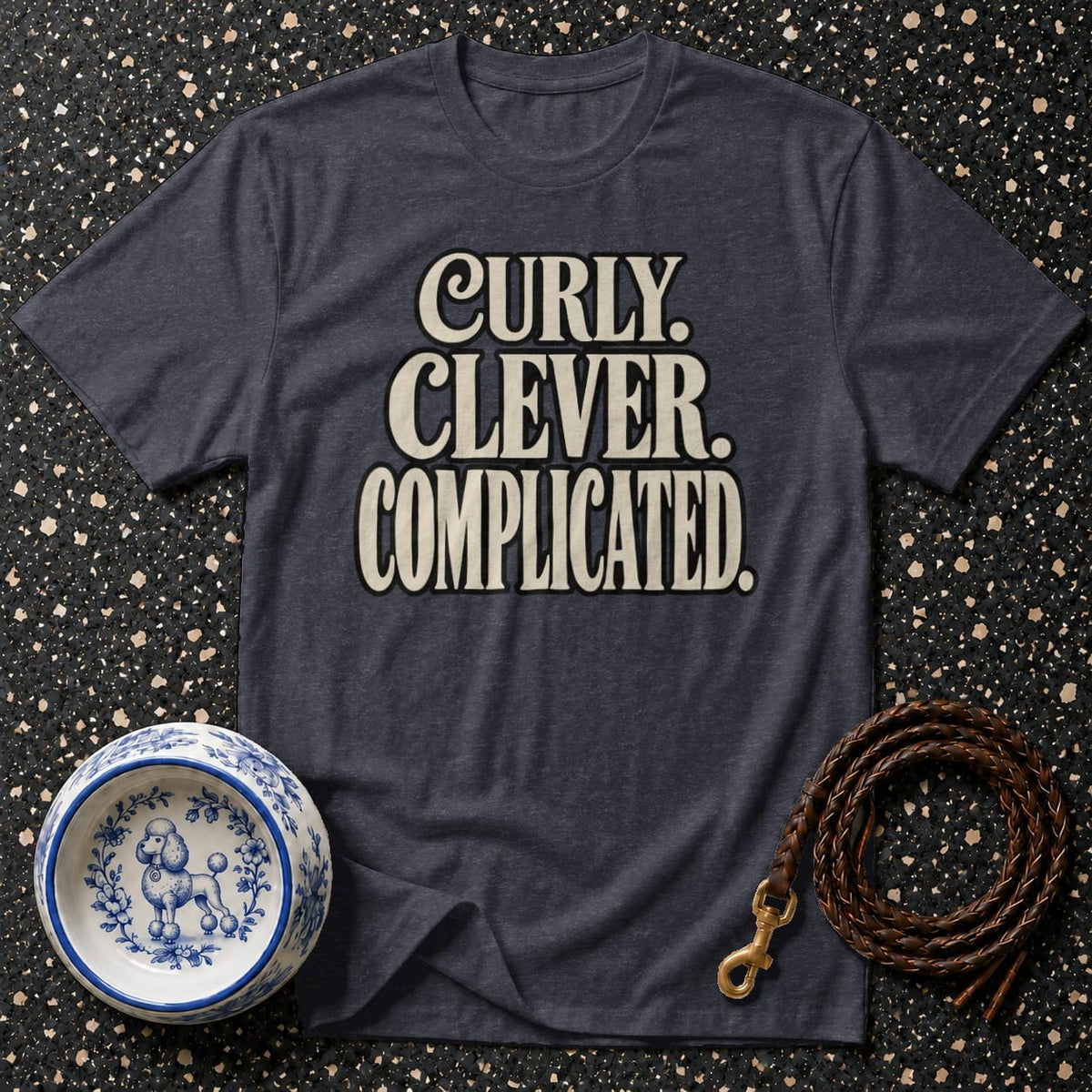 T-shirt Curly Clever Complicated T-Shirt Curly Clever Complicated T-Shirt | Poodle Lover Gift