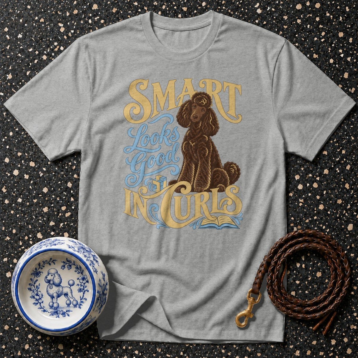 Smart In Curls Poodle T-Shirt
