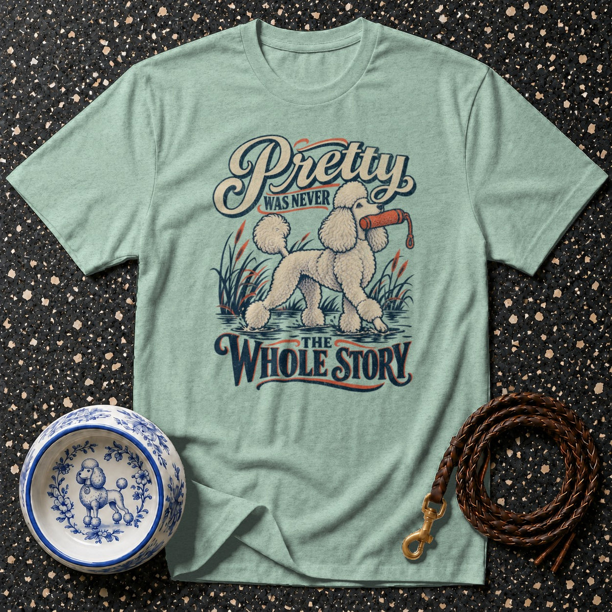 Pretty Hunting Poodle T-Shirt