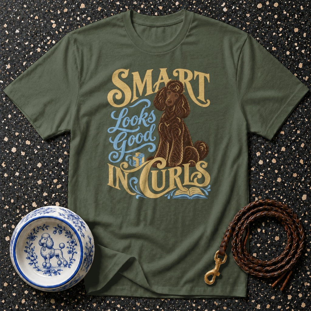Smart In Curls Poodle T-Shirt