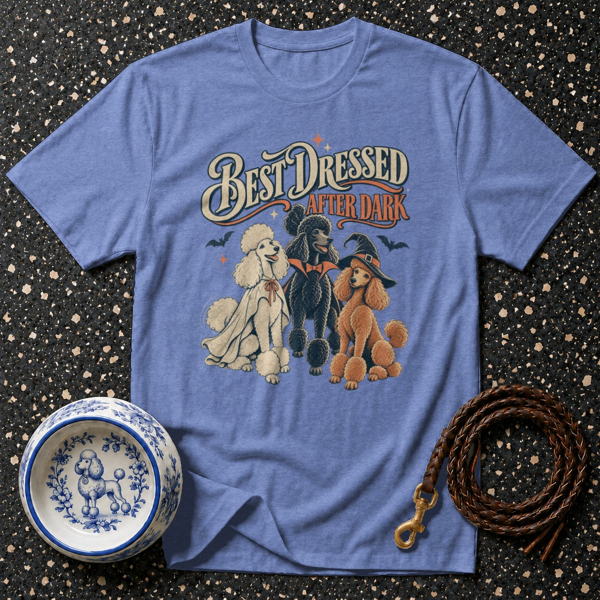 Best Dressed After Dark Poodle T-Shirt