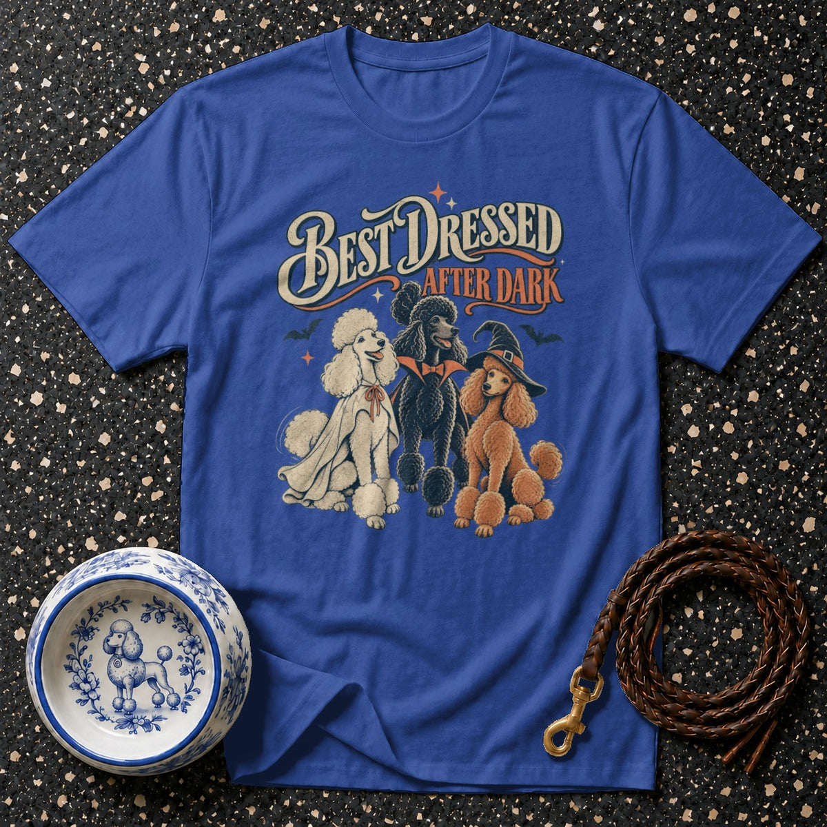 Best Dressed After Dark Poodle T-Shirt