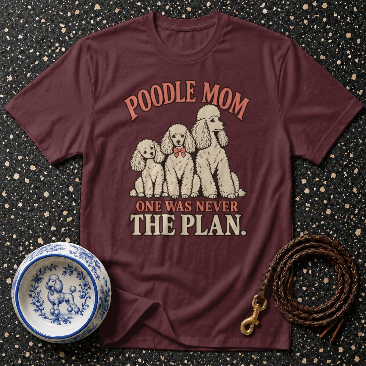 T-shirt Poodle Mom Retro T-Shirt Poodle Mom T-Shirt | Cute Dog Lover Gift