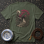 T-shirt Moonlit Poodle Blossom T-Shirt Poodle Zen T-Shirt | Premium Dog Apparel