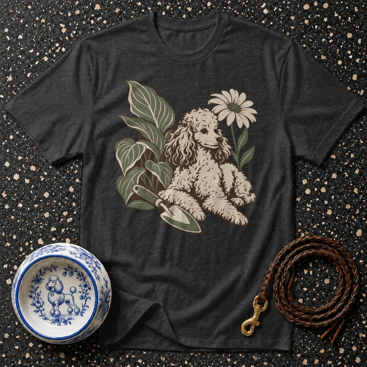 T-shirt Botanical Poodle Garden T-Shirt Poodle Garden T-Shirt | Premium Dog Apparel