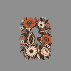 T-shirt Floral Poodle Silhouette T-Shirt Poodle Floral Silhouette T-Shirt | Premium Apparel