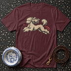 T-shirt Retro Leaping Poodle T-Shirt Jumping Poodle T-Shirt | Vintage Dog Graphic Tee