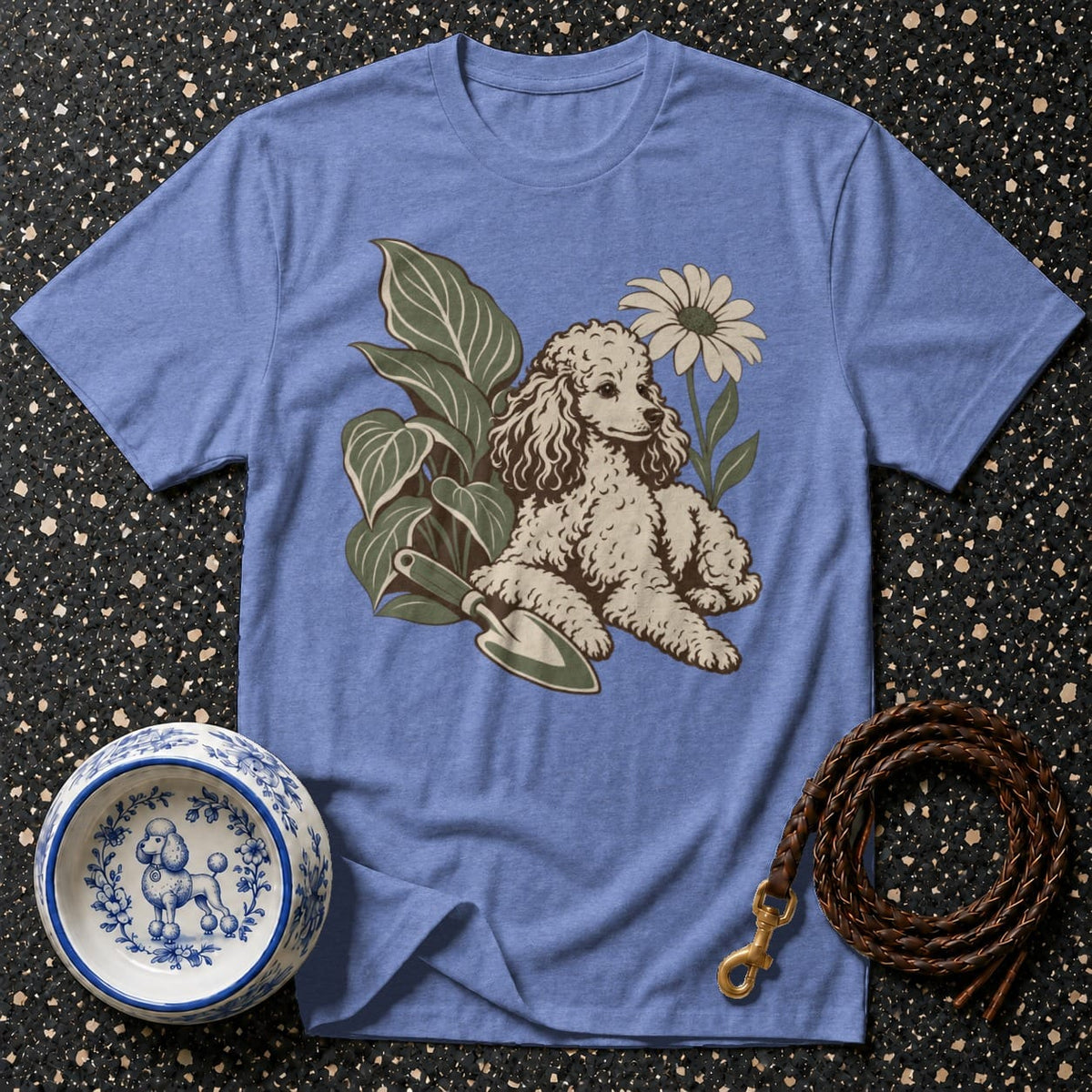 T-shirt Botanical Poodle Garden T-Shirt Poodle Garden T-Shirt | Premium Dog Apparel