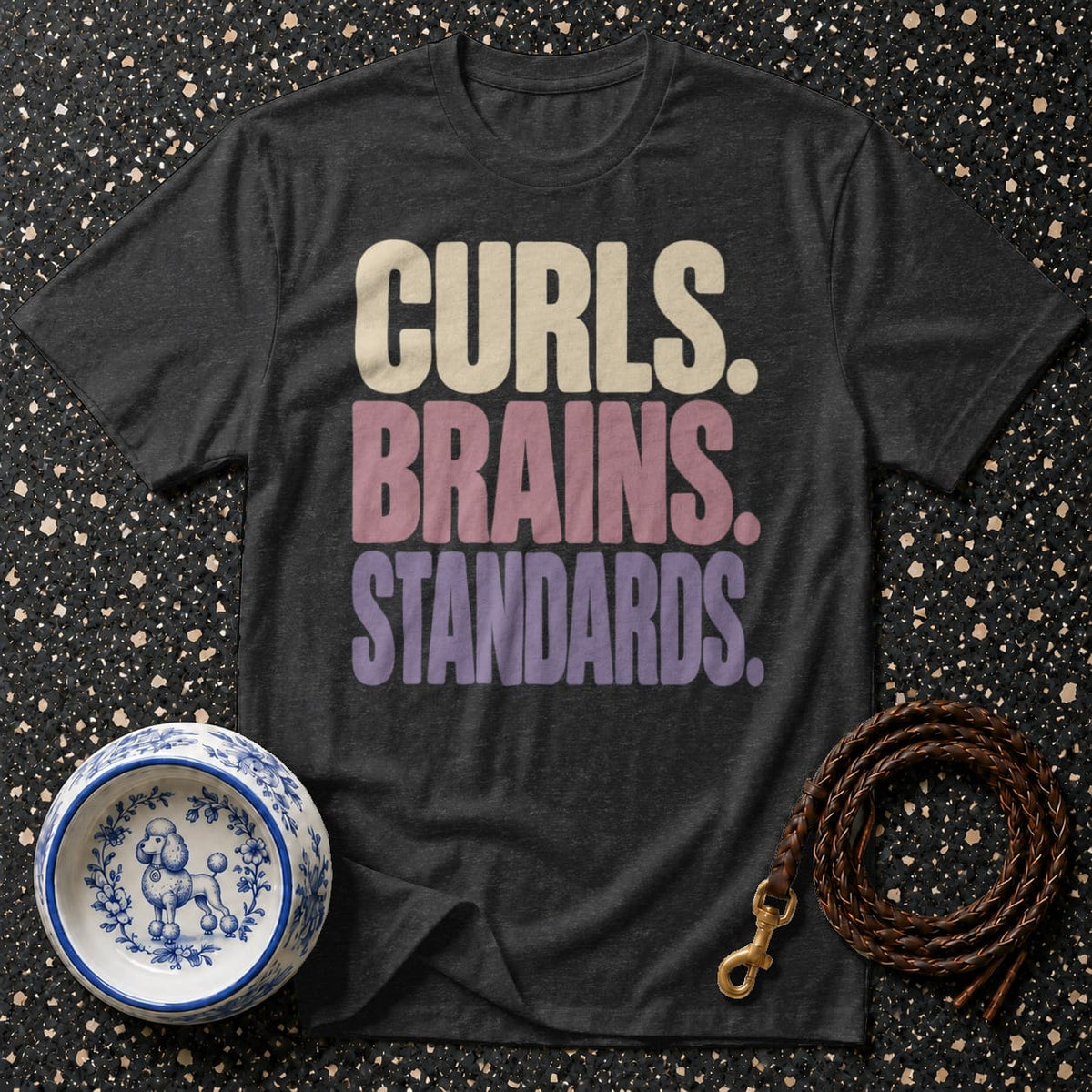 T-shirt Curls Brains Standards T-Shirt Curls Brains Standards T-Shirt | Premium Apparel