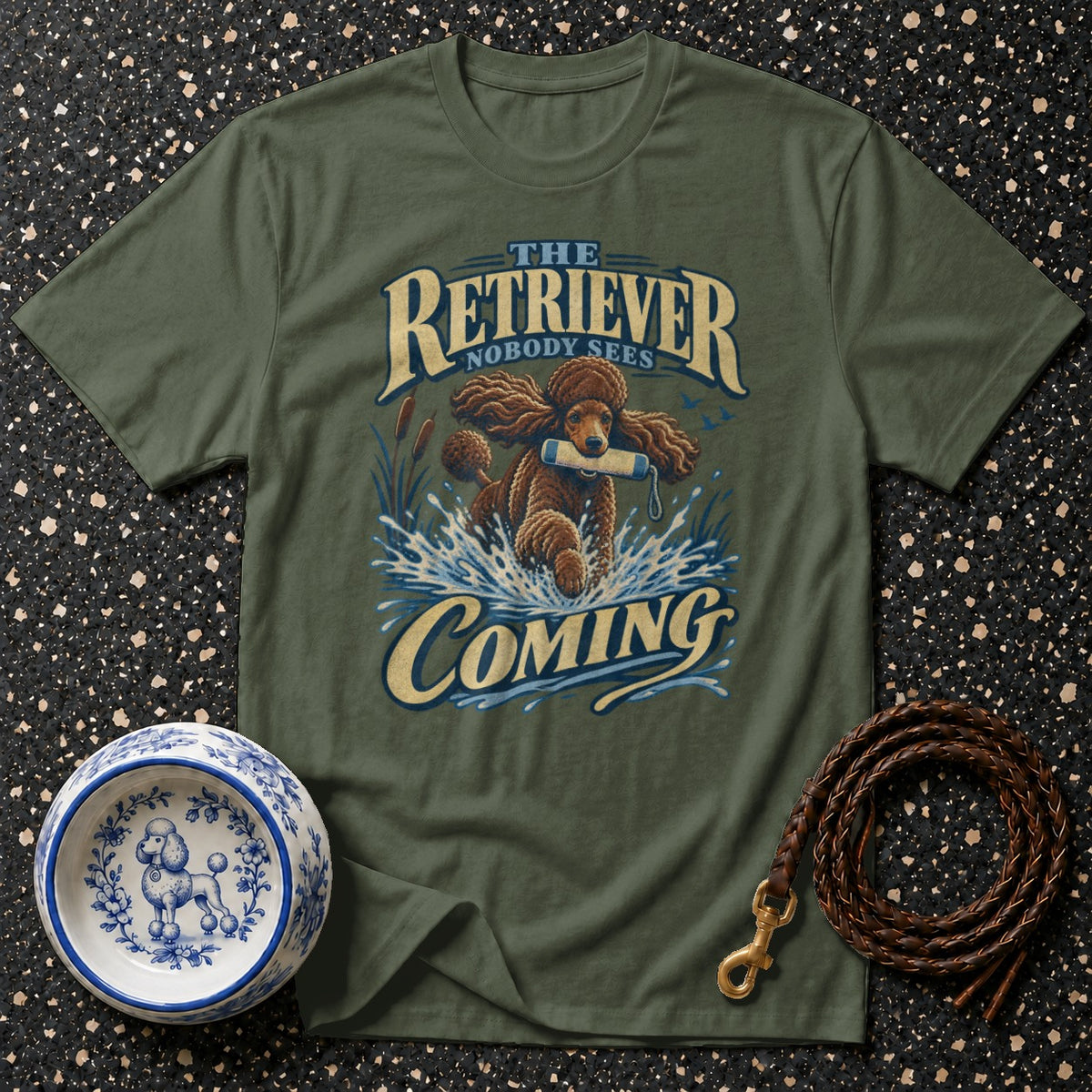 Retro Poodle Retriever T-Shirt