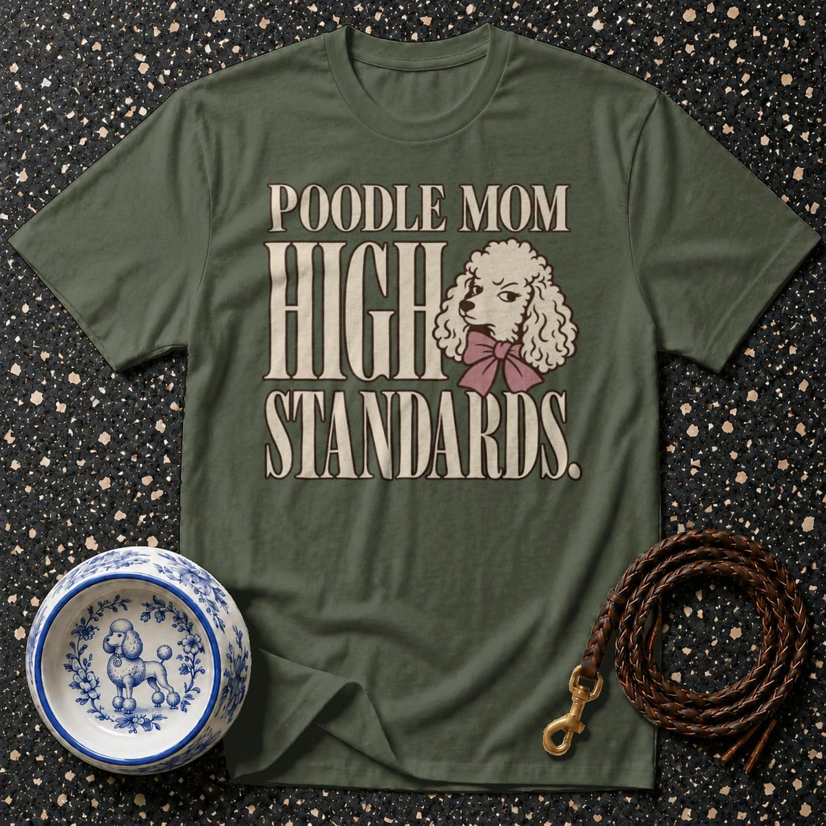T-shirt Poodle Mom High Standards T-Shirt Poodle Mom High Standards T-Shirt | Dog Lover Gifts