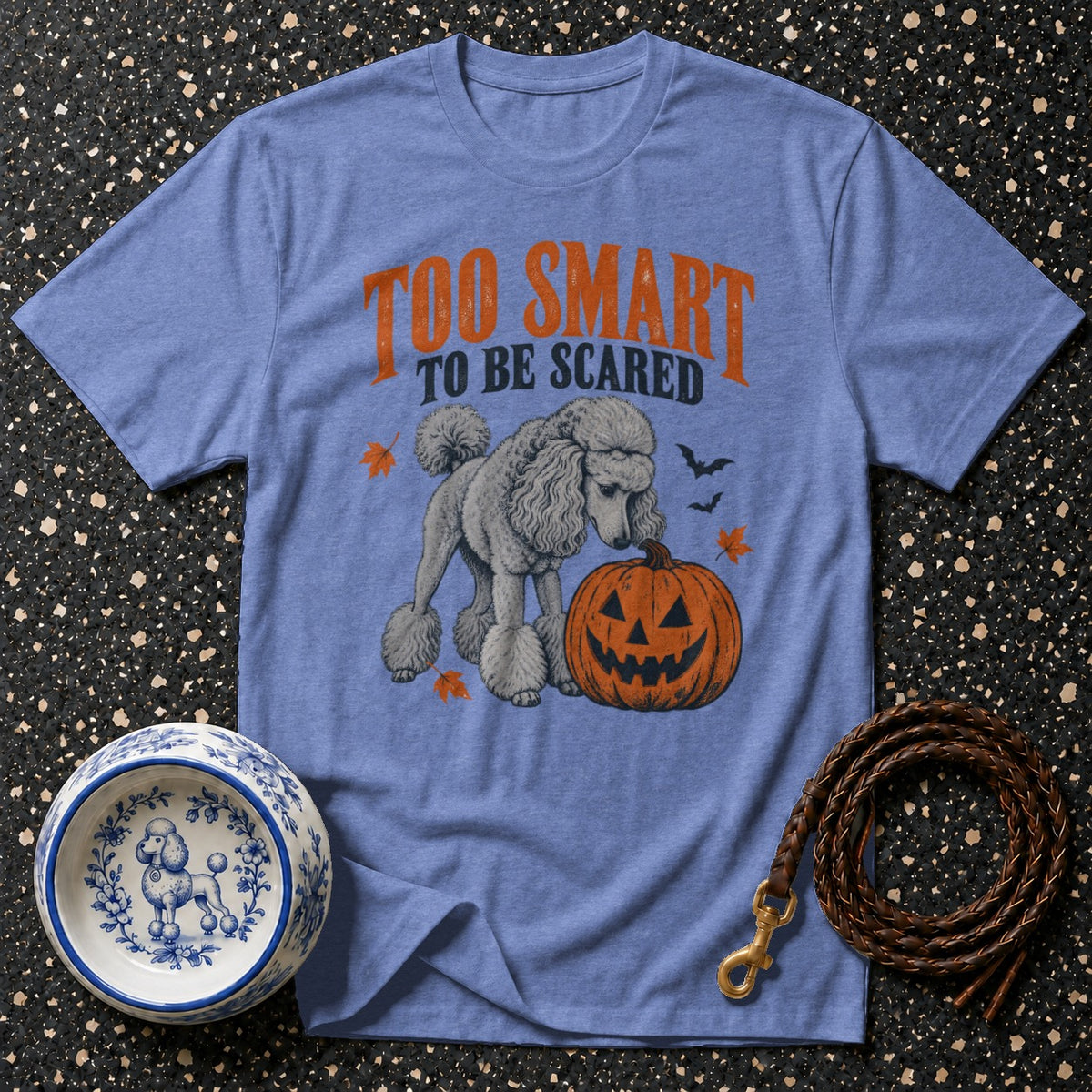 Too Smart Halloween Poodle T-Shirt